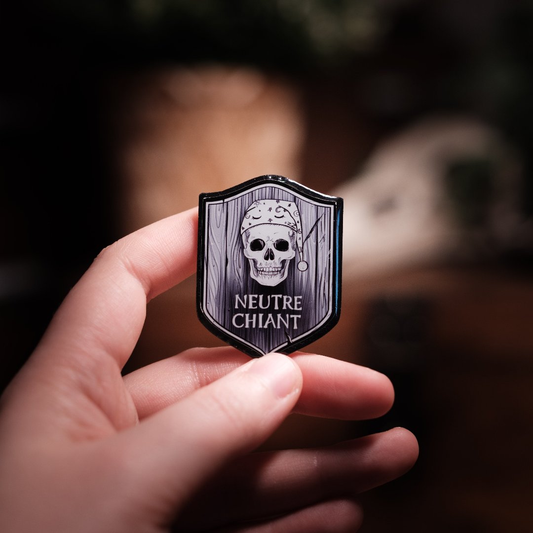 Pins/Magnet "Neutre chiant" fait main