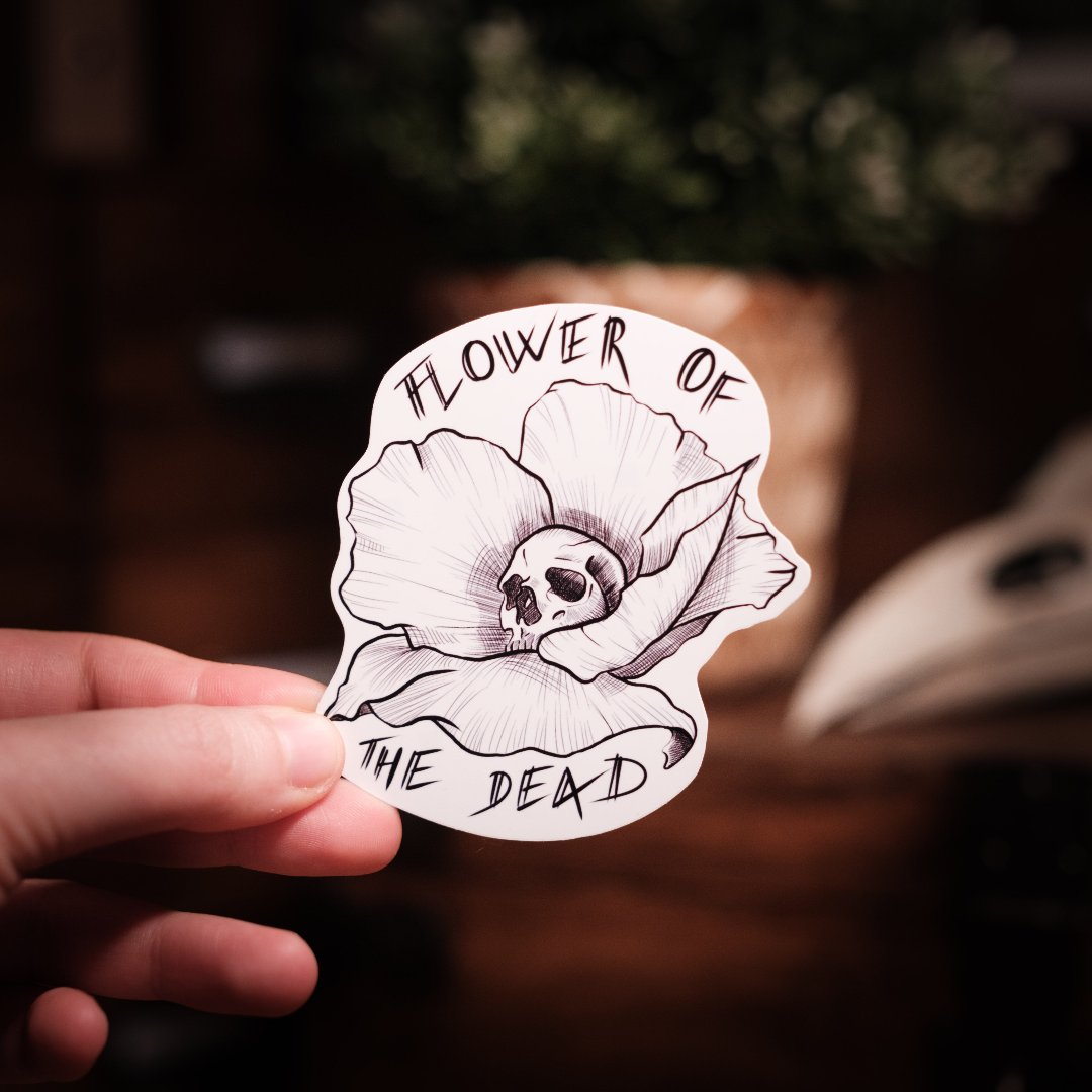 Sticker "Flower of the dead"