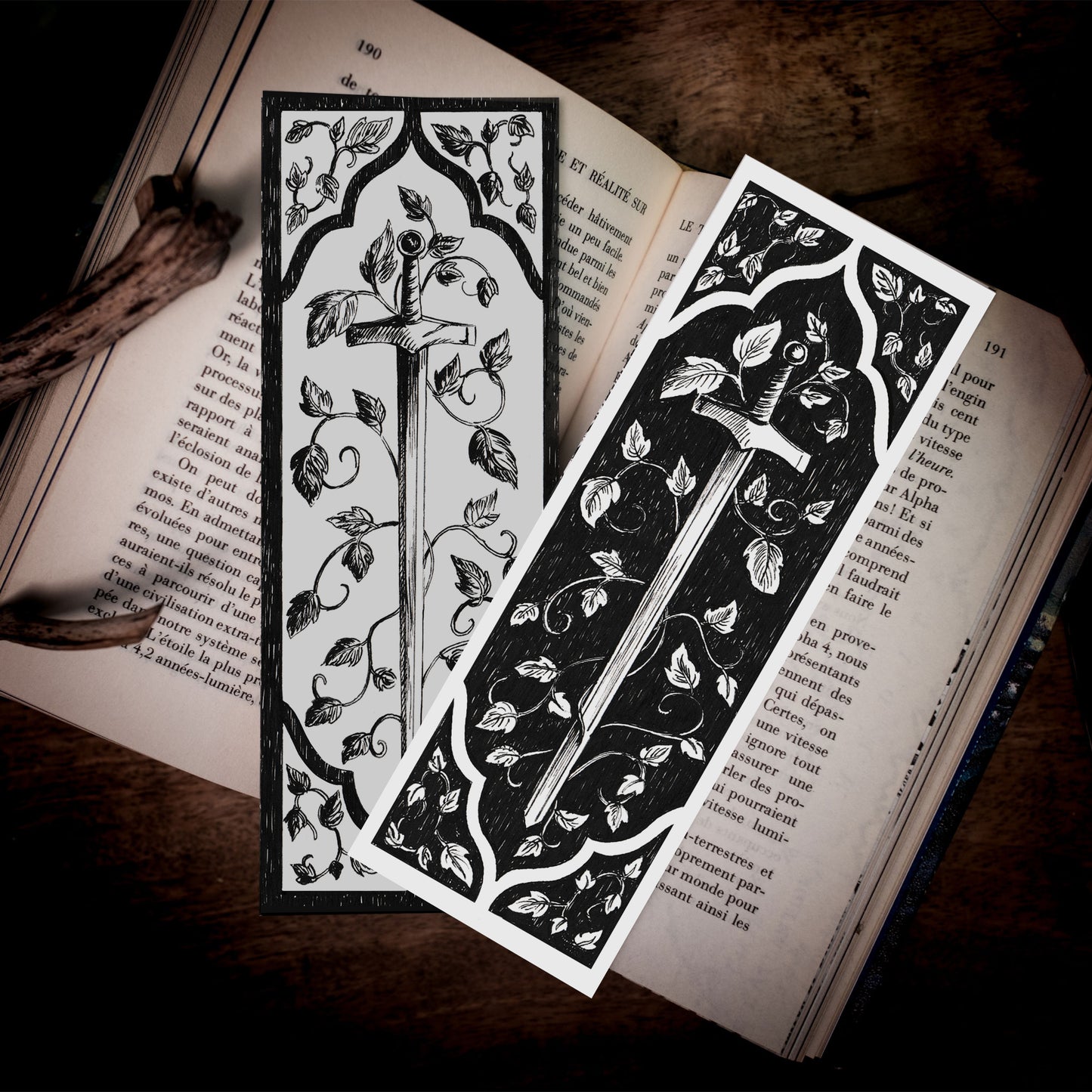 Marque page Epée