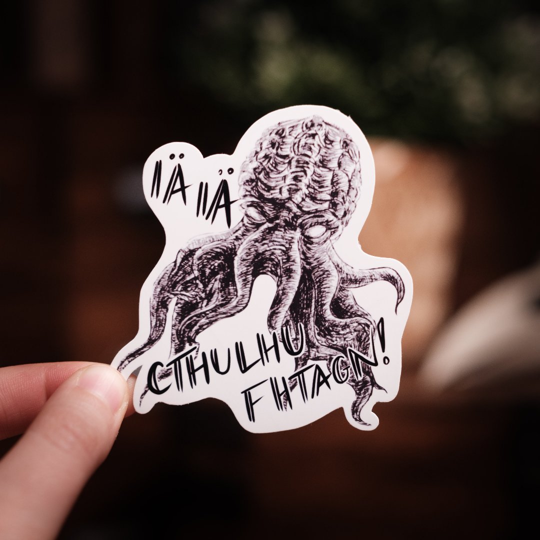 Sticker "Iä iä Cthulhu fhtagn !"