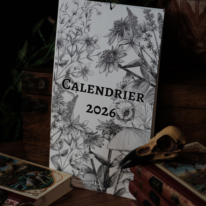 PRÉCOMMANDE - Calendrier 2026 Plantes et champignons